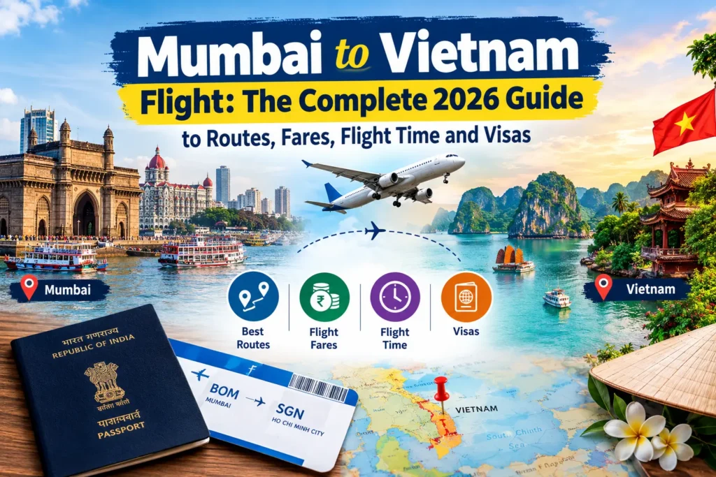 Mumbai to Vietnam flight