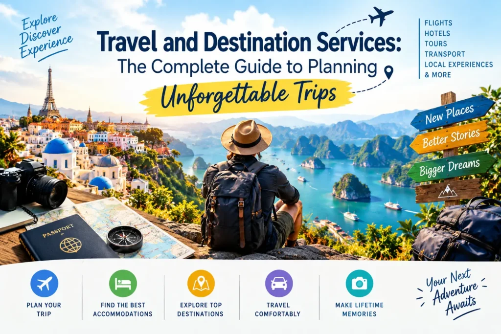 Travel and destination services